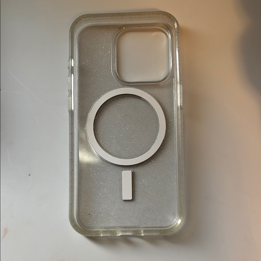 OtterBox clear Protective Case with Magnetic Ring for iPhone 15 PRO